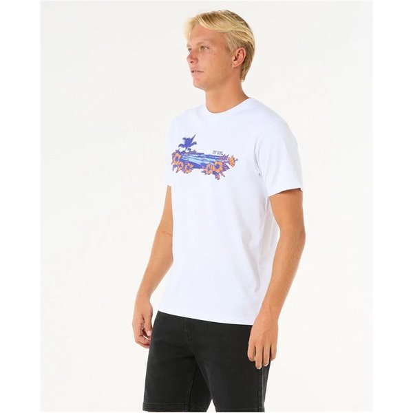 T-Shirt Rip Curl Surf Paradise Blanc-image