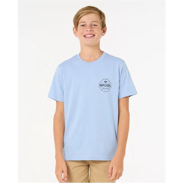 T-Shirt Rip Curl Staple Tee - Enfant Ice Bleu-image