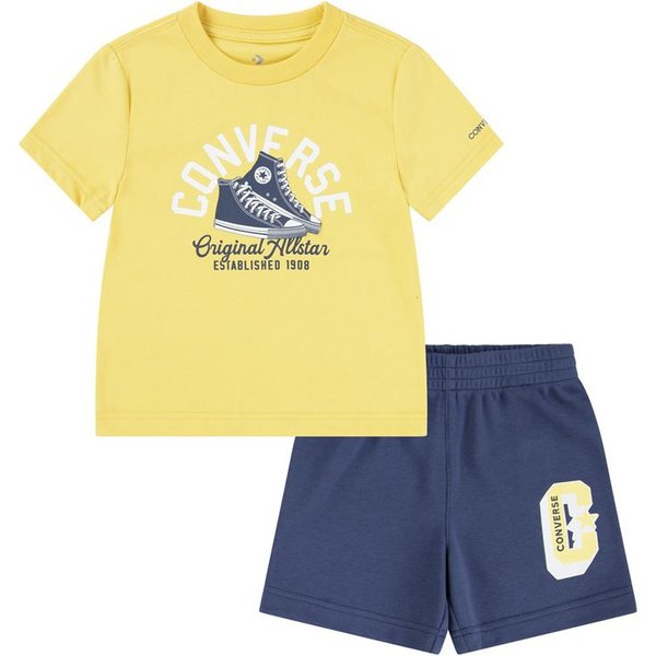 Set Converse Cnvb Retro Remix Ft Short Set Enfant Bleu Marine-image