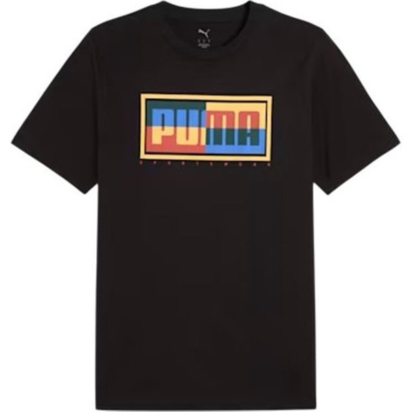 T-Shirt Puma Graphics Box Homme Noir-image