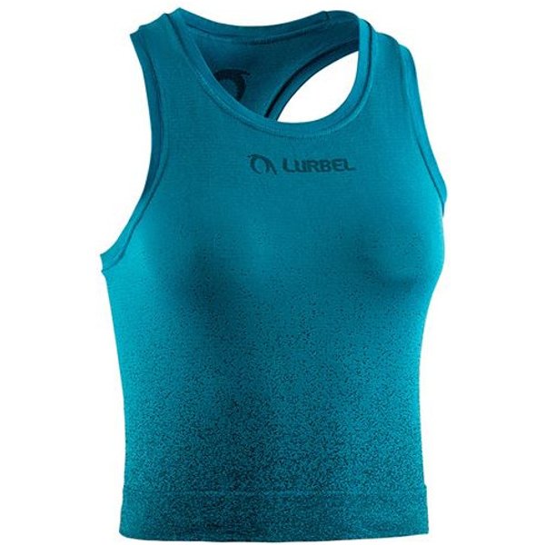 T-shirt de Trail Lurbel Venus Singlet Homme Turquoise/Noir