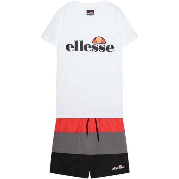 Ensemble Ellesse T-shirt et short Set Enfant Blanc