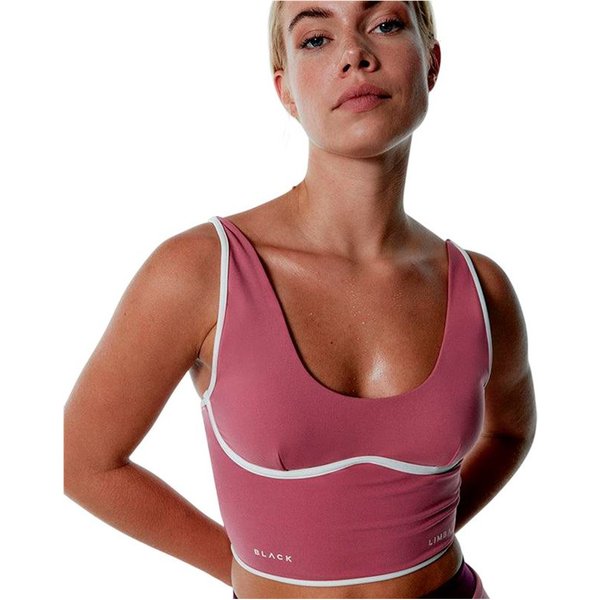 Haut de Fitness Black Limba Courtedge Femme Rose poussiéreux & Crème