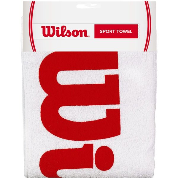 Serviette De Tennis Wilson Sport Blanc/Rouge-image