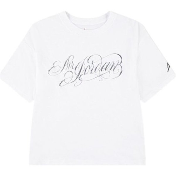 T-shirt Jordan Air Ss Gfx Enfant Blanc