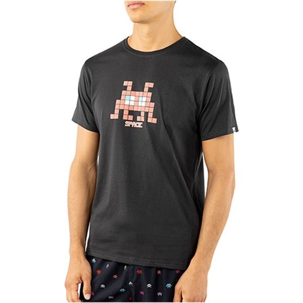 T-shirt Alphadventure Budai Homme Faded Noir