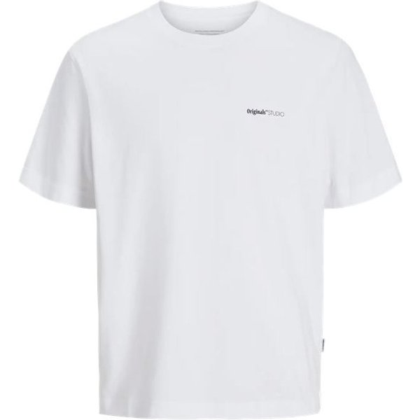 T-shirt Jack & Jones Jorvarenna Painted Homme Noir/Blanc brillant