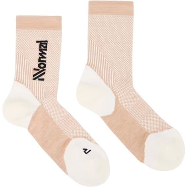 Chaussettes de Trail Nnormal Merino Beige