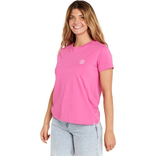 T-Shirt Rip Curl Re-Entry Crew Tee Femme Rose Fuchsia-image
