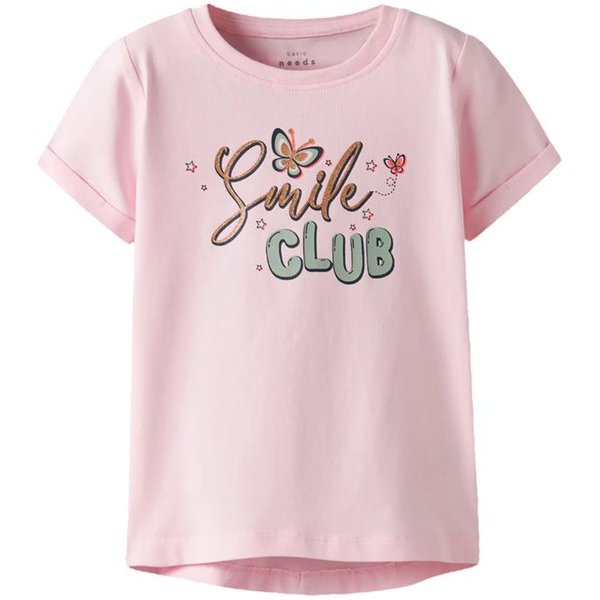 T-shirt nommez-le Nmfvix Enfant Carmine Rose