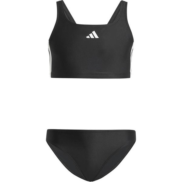 Bikini de Natation adidas 3 Bandes Bld Fille Noir/Blanc