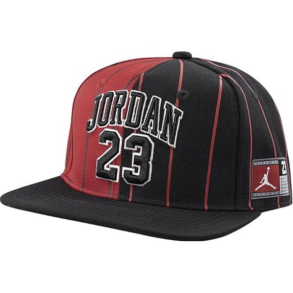 Casquette Jordan Jan Jersey Flatbrim Enfant Rouge/Noir