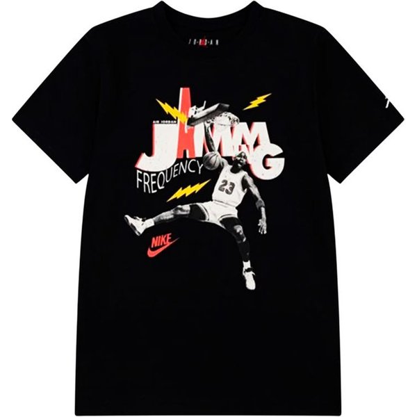 T-shirt Jordan Mj Jamming Ss Enfant Noir