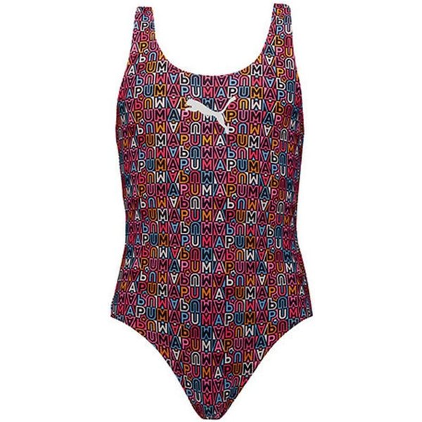 Maillot de bain Puma Swim Filles Maillot de Bain Imprimé 1P Enfant Multicolore