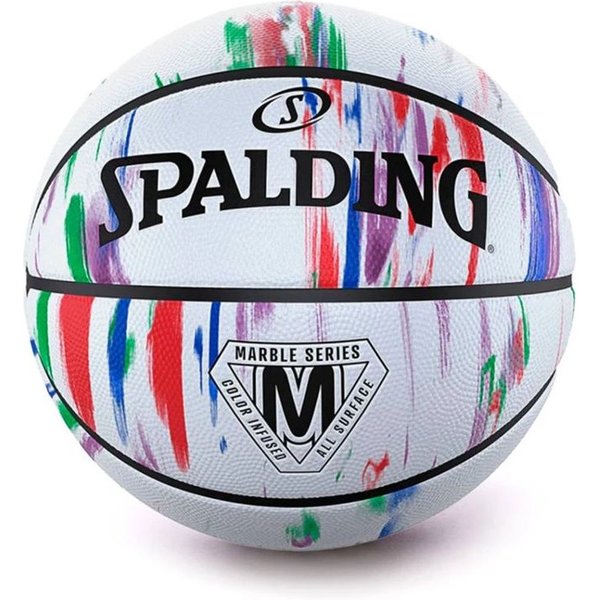Balle De Basket-Ball Spalding Marble Series Hg Sz7 Rubber Homme-image