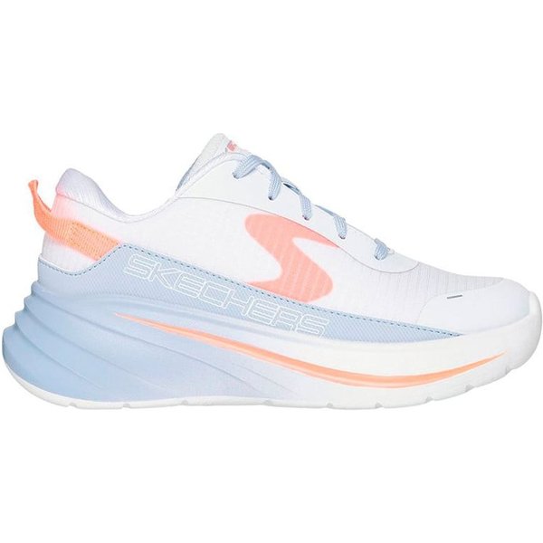 Chaussures Skechers Wave 92-Imara Breeze Fille Blanc /Light Bleu Trim
