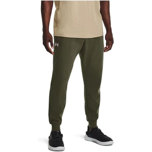 Pantalon Under Armour Rival Fleece Joggers Homme Vert