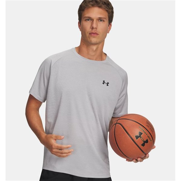 T-Shirt Under Armour Tech Texturé Ss Homme Blanc-image