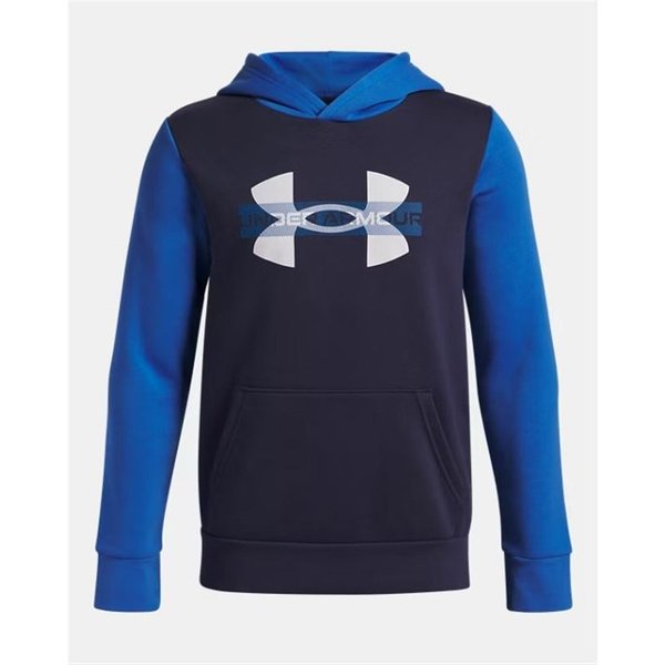 Sweat Under Armour Rival Flc Cblck Grphc Hd Enfant Bleu
