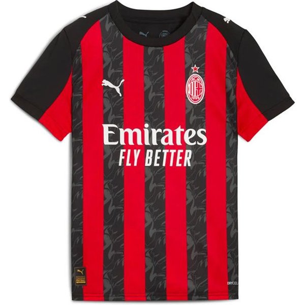 T-Shirt Football RéPlique Domicile Puma Ac Milan 25/26 Enfant , R-image