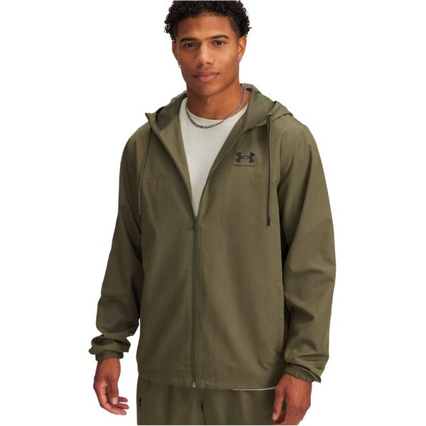 Veste Coupe-Vent Under Armour Rival Woven Windbreaker Homme Verte-image