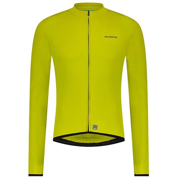 Maillot Shimano Vertex Thermal L.S. Jersey homme Vert Lime