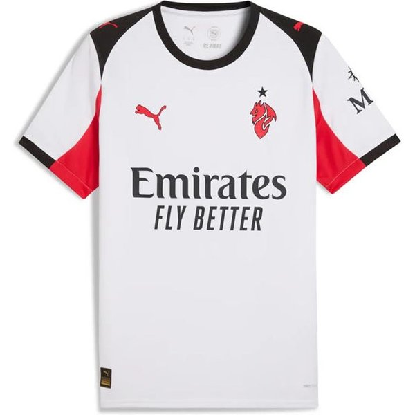 T-Shirt De Football Puma Ac Milan Away Repl 25/26 Homme Blanc-image