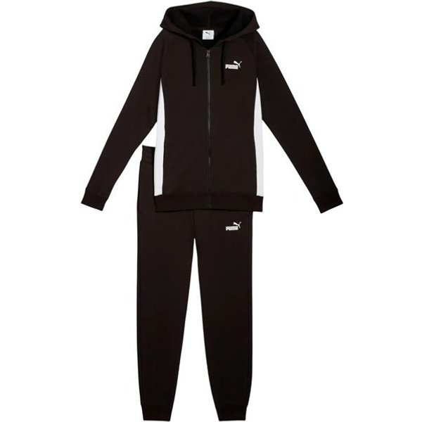 Survêtement Puma FullZip Hooded Swea Femme Noir