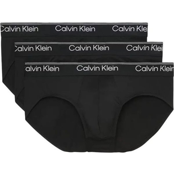 Slip Calvin Klein 3PK Culottes Homme Noir
