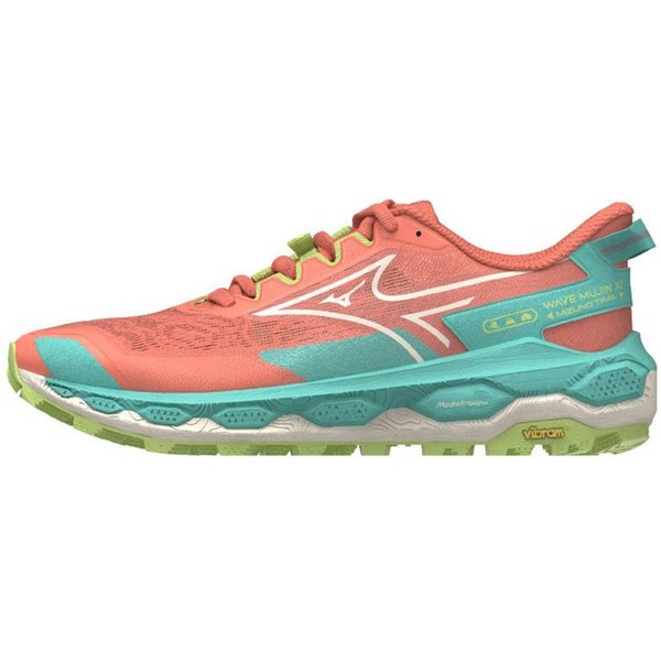 Chaussures de Trail Mizuno Wave Mujin 11 Femme Saumon/Pristine