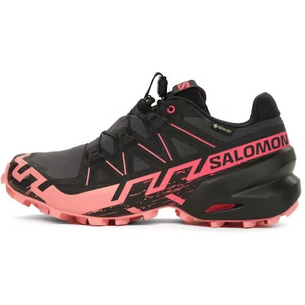 Chaussures Trail Salomon Speedcross 6 GTX Nine Iron /Noir/Rose flamant Femme