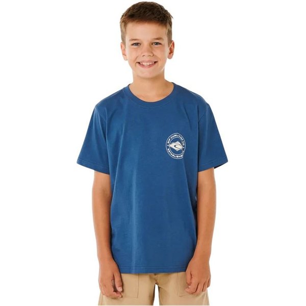 T-Shirt Rip Curl Stapler Tee - Enfant Bleu Marine-image