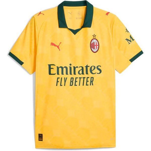 T-Shirt Football Puma Ac Milan 3E éDition 25/26 Homme Jaune Solei-image