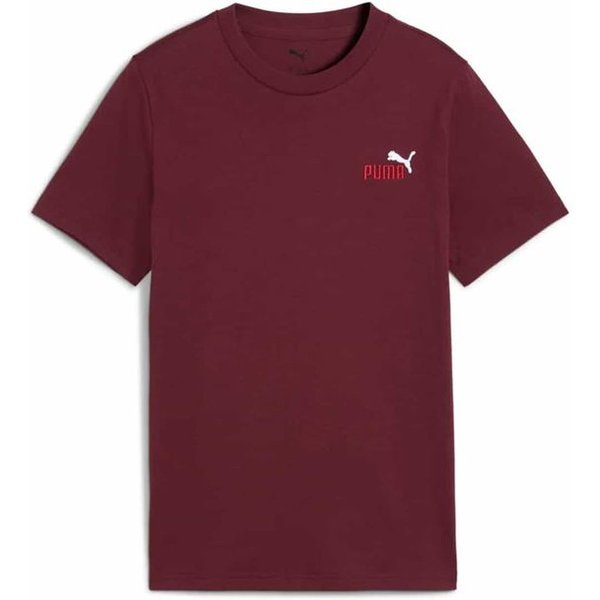T-shirt Puma Essentials 2 Couleur Petit Pas Grenat Enfant
