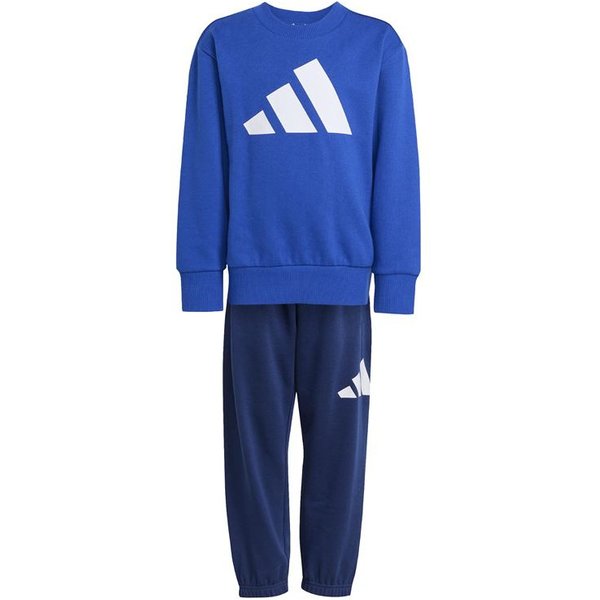 Ensemble adidas Lk Bl Fl Jog Enfant Bleu / Blanc