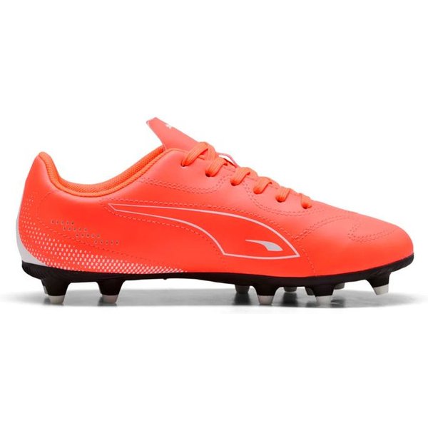 Bottes de football Puma Vitoria II Fg/Ag Enfant Glowing Rouge/Blanc