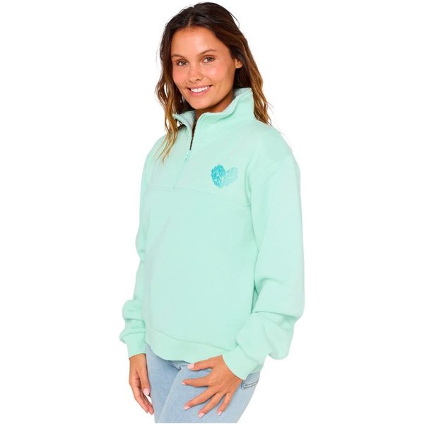 Sweat Rip Curl Half Zip Fleece Homme Light Aqua-image