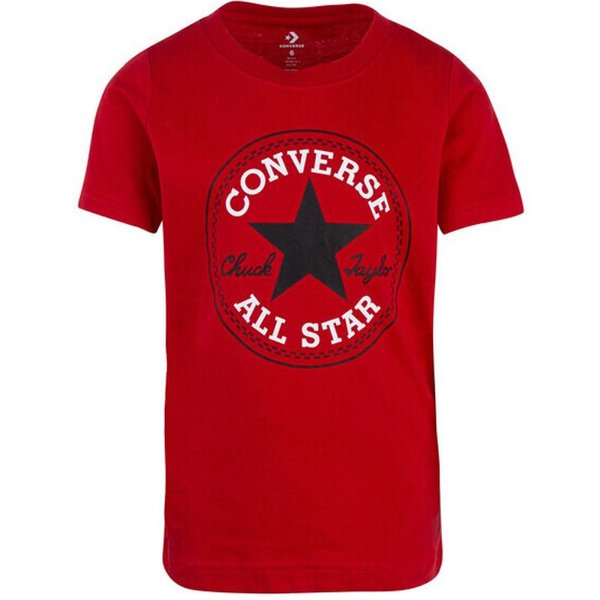 T-Shirt Converse Core Chuck Patch Enamel Enfant Rouge-image