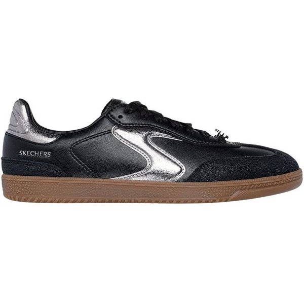 Chaussures Skechers Hotshot-Cool Glow Noir Textile/Argent Trim Femme