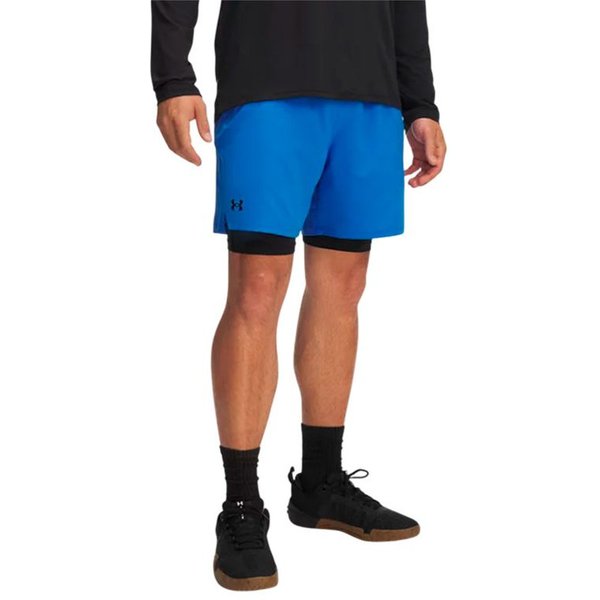 Pantalon de Fitness Under Armour Vanish Woven 2In1 Sts Homme Bleu