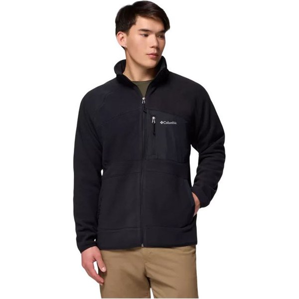 Polaire Montagne Columbia Fast Trek™ Overlay Full Zip Homme Noir