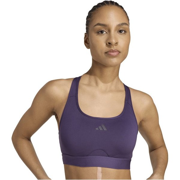 Brassiere de sport de Fitness adidas Powereact Bra Femme Violet