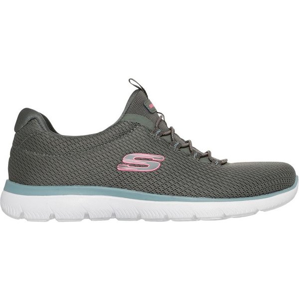Chaussures Skechers Summits-Summer Blush Vert Knit Femme