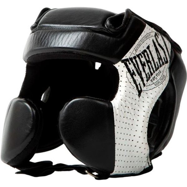 Casque de Boxes Everlast 1910 Headgear Noir/Blanc