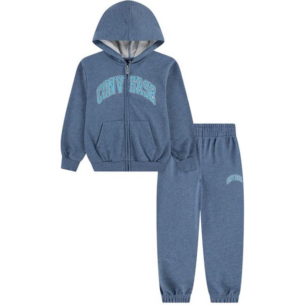 Ensemble Converse Cnvb Heritage Ft Full Zip Set Enfant Bleu Marin-image