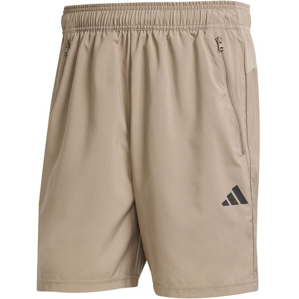Pantalon De Fitness Adidas Training-Es Wv Sho Homme Beige/Noir-image