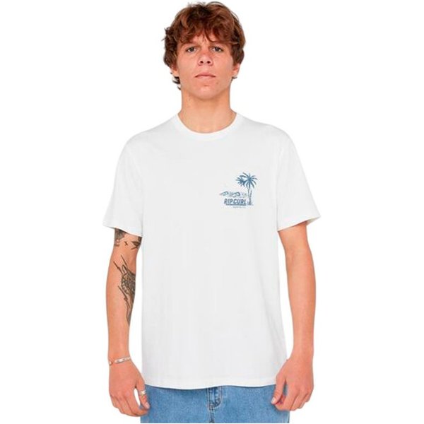 T-Shirt Rip Curl Sportline Tubular Tee Homme Blanc-image