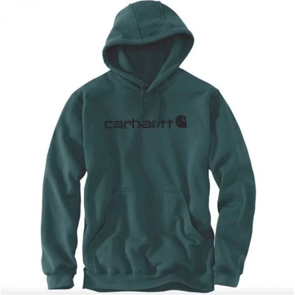 Sweat Carhartt Signature Logo Homme Vert