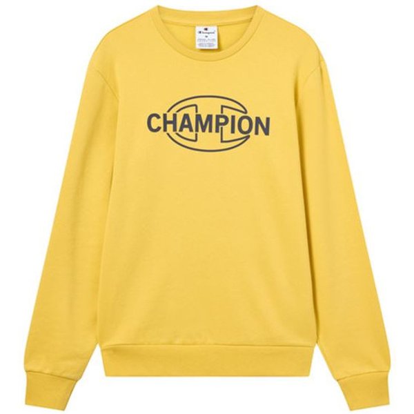 Sweat Champion Boutique Graphique Homme Jaune