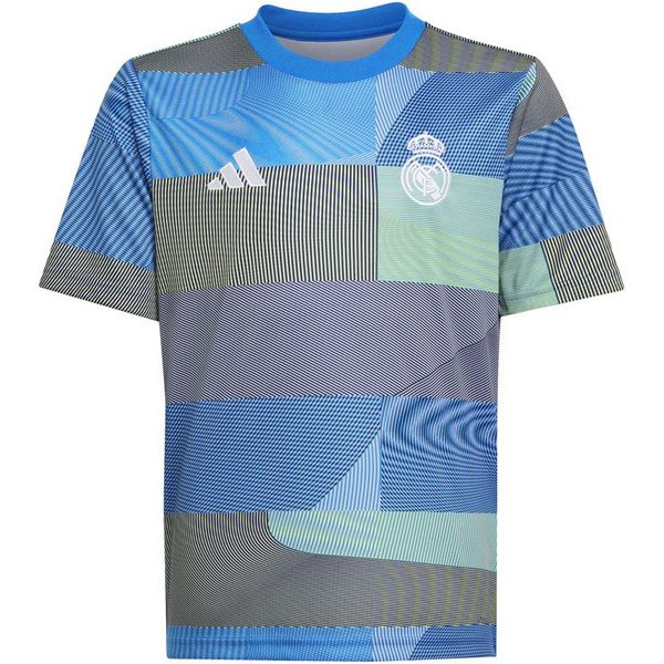 T-Shirt De Football Adidas Real Madrid Pre 25/26 Enfant Bleu-image